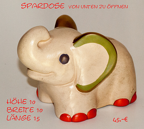 ElefantSpardose kl 