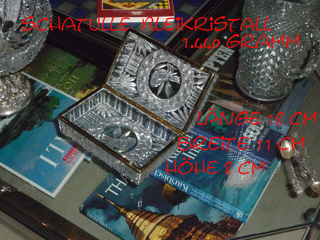 Schatulle Bleikristall /  249.-€